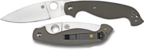 Spyderco C124GPFG,Foliage Green Barong,G10,Plain Edge