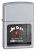 Zippo Jim Beam Rosette Satin Chrome Model 21018