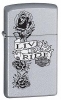 Zippo HD LIVE TO RIDE SLIM - 24008
