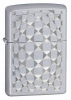 Zippo Cut Glass Satin Chrome Lighter (Model 24013)