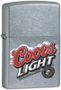Zippo COORS LIGHT STREET CHROME - 24389