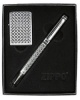 Zippo DIAMOND PATTERN LIGHTER/PEN - 24749