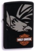 Zippo Harley Davidson Eagle Black Matte Lighter 24773