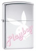 Zippo Playboy high polish chrome lighter 24791