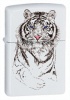 Zippo Tiger White matte lighter (model 24810)