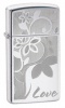 Zippo Love Floral Design Windproof Lighter 24816