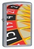 Roulette Wheel Street Chrome Lighter (model Z24887)