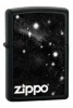 Zippo Galaxy Stars on Black Matte 28058 lighter