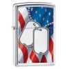 Zippo FLAG AND DOG TAGS - 28291