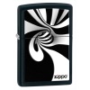Zippo Spiral Black & White Lighter Model 28297