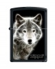 Zippo White Wolf Black Matte Lighter 28303