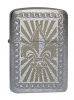 Zippo 1941 Fleur De Lis Chrome Lighter 28325