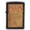 Zippo DAD THINGS LEARNED - 28372