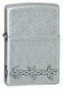 Zippo BARBED WIRE ANTIQUE SILVER PL - 999