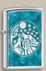 Zippo Southwest Wolf Windproof Lighter High Chrome