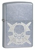 Zippo Skull 24735 Windproof Lighter Street Chrome