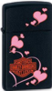 Harley Davidson Floating Hearts 24395 Lighter