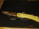 Boker Magnum Sodbuster 01RY020 Knife High Carbon Steel Yellow Poly Handle
