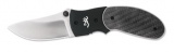 Browning Silvertip Folder Carbon Fiber Knife #322-647