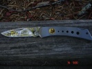 Camillus Rare CI522 Silver Falcon Locking Knife