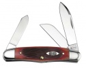 Case RED BARNBOARD HUMPBK STOCKMN - 6593