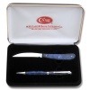 Case BLUE CURLY DESK KNIFE AND PEN - 18461