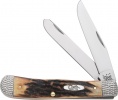 Case WORKED BOLSTER STAG TRAPPER - 53070