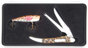 6026 Fishermans Knife Fish Popper Lure Gift Tin