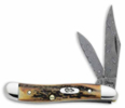 Case STAG DAMASCUS PEANUT - 6058