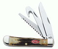 Case Stag Red Shield Hunter Trapper Pocket Knife, #CA6689