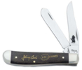 Case Johnny Cash Ebony Wood Mini Trapper Knife, #CA6787