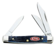 Case Navy Blue Jigged Bone Small Stockman Knife, #CA7052