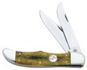 Case Ducks Unlimited Olive Green Bone Large Folding Hunter Knife, #CA7136