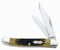 Crandall Jigged Bone Medium Jack Pocket Knife #CA7352