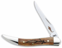 Case John Wayne Signature Oak Small Texas Toothpick Pocket Knife 7462