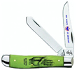 Case Scouts Honor Olive Green Mini Trapper Pocket Knife, #CA8039,