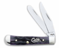 Case Purple Bone Tiny Trapper Pocket Knife, #CA8409