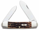 Case Brown Bone Canoe Pocket Knife 8493