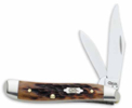 Case Brown Bone Peanut Pocket Knife 8494