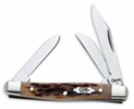Case Brown Bone Small Stockman Pocket Knife, #CA8496