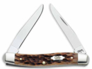 Case Brown Bone Muskrat Pocket Knife 8497