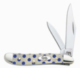 Case 6220 SS Blue Polka Dot Peanut Knife 08826