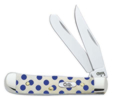 Case 8827 Blue Polka Dot Tiny Trapper Knife
