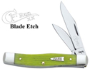 Case Key Lime Green 89111 1st Run Medium Jack Knife