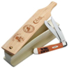 Case 8917 Trapper Knife With Natural Bone Handle.