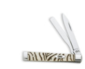 Case 6282 Zebra Bone Baby Doc Knife.