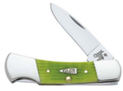 Case 9110 Key Lime Green Small Lockback Knife.