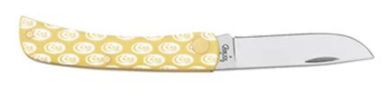 Case 9124 Yellow Trademark Sod Buster Knife.