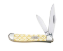 Case 9127 Peanut Knife with Yellow Handle
