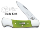 Case 99110 Knife With Key Lime Green Handle Handle.